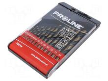 Metallipuurid Proline HSS DIN338, 2,0-8,0 mm, 13 tk