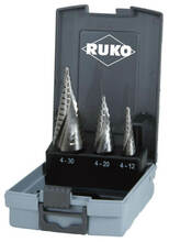 Astmepuuride komplekt Ruko 101026RO HSS Quick cut, 3 tk, 4-30 mm