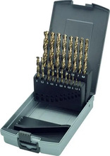 Puuride komplekt Keil, metall, HSS, sirge, 10 mm, 19 tk