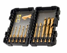 Metallipuuride komplekt Dewalt DT50050 Titanium, 3-12 mm, 10 tk