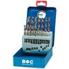 Metallipuuride komplekt Bohrcraft BC11401310025 DIN 338 HSS-E (Co 5), 1-13 mm, 25 tk