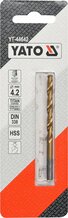 Metallipuur Yato YT-44642 HSS-TIN, 4,2 mm