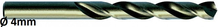 Metallipuur Exact DIN338 HSSE-Co5, 4 x 75 mm, 10 tk