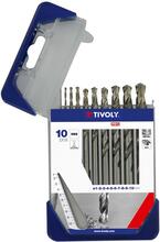 Metallipuuride komplekt Tivoly Clipster PRO HSS, 1-10 mm, 10 tk