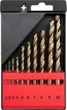 Metallipuuride komplekt Yato YT-41603 HSS, 10 tk 1-10 mm