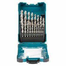 Metallipuuride komplekt Makita D-67549 HSS-G, 1-10 mm, 19 tk