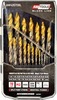 Metallipuuride komplekt Awtools AW42572BL M2 HSS-TiN, 1,5-10 mm, 19 tk, must