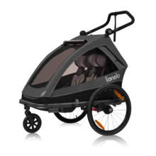 Jalgrattahaagis Lionelo Cama, Grey graphite