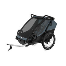 Jalgrattakäru THULE Chariot Cab 2, tumehall
