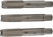 Keermepuurid esimene / keskmine / viimane keermestamine BGS TECHNIK M14 x 2.0, 3 tk