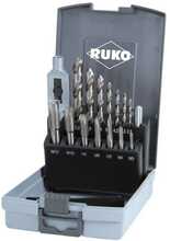 Keermepuuride ja puuride komplekt Ruko 245004RO, 15-osaline, M3-M12