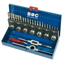 Keermelõikurite komplekt Bohrcraft DIN 352 HSS-G M3 - M12