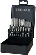 Käsikeermestuspuuride komplekt Ruko Terrax HSS M3-M12, 21 tk