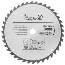 Saeketas puidule Condor CON-TCT-3004, 300 mm, Z40