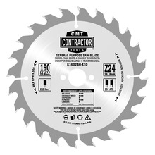 Saeketas puidule CMT ORANGE TOOLS K21624M-X10, 165 x 30 mm, Z24