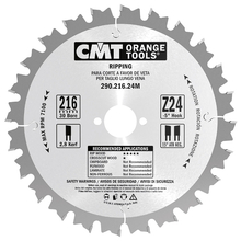 Saeketas puidule CMT 290, 160 x 16 mm, Z12