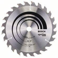 Saeketas puidule Bosch Optiline Wood 2608640817, 184 x 16 mm, Z24
