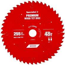 Saeketas Specialist+ Wood, 255 x 30 mm, Z48