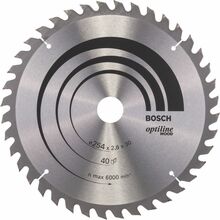 Saeketas puidule Bosch 2608640443, 254 x 30 mm, Z40
