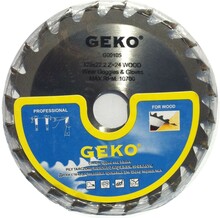 Saeketas puidule Geko G00107, 125 x 22 mm, Z40
