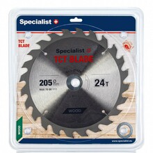 Saeketas puidule Specialist+ 205 x 30 mm, Z24