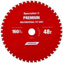 Lõikeketas Specialist+ Multimaterial 160 x 20 mm, Z48