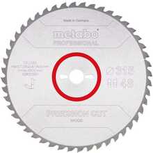 Puidulõikeketas Metabo 628057000, 315 x 30 mm, Z48