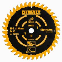 Puidulõikeketas Dewalt DT1668-QZ, 184 x 16 mm, Z40