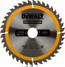 Puidulõikeketas Dewalt DT1945-QZ, 190 x 30 mm, Z40