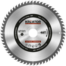 Saeketas puidule Kreator KRT020423, 216 x 30 mm, Z48