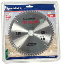 Saeketas puidule Specialist+ 216 x 30/20 mm, Z60