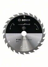 Saeketas puidule Bosch 2608837685, 165 x 20 mm, Z24