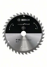 Puidulõikeketas Bosch 2608837686, 165 x 20 mm, Z36