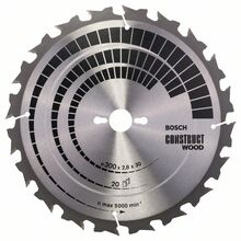 Puidulõikeketas Bosch 2.608.640.700, 300 x 20 mm, Z20