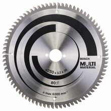 Saeketas puidule Bosch 250 x 30 mm, Z80