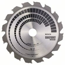 Saeketas puidule Bosch Construct Wood 235 x 30 mm, Z16