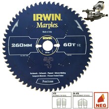 Puidulõikeketas Irwin Marples 250 x 30 mm, 2,5 mm ATB/N