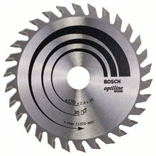 Saeketas puidule Bosch Optiline Wood 2608640583, 130 x 20 mm, Z30