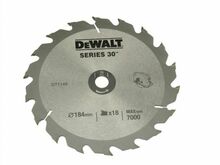 Puidulõikeketas Dewalt DT1938-QZ, 184 x 16 mm, Z18