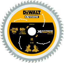 Lõikeketas Dewalt DT99570-QZ, 216 x 30 mm, Z60