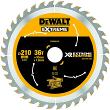 Saeketas puidule Dewalt DT99566-QZ, 210 x 30 mm, Z36