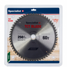 Saeketas puidule Specialist+ 250 x 30/20 mm, Z60