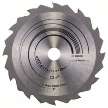 Puidulõikeketas Bosch Speedline Wood 165 x 20 mm, Z12