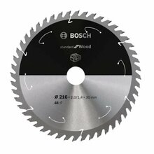 Saeketas puidule Bosch Standard for Wood 2608837726, 216 x 30 mm, Z48