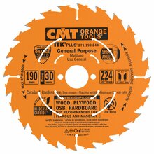 Saeketas puidule CMT 271, 190 x 30 mm, Z24