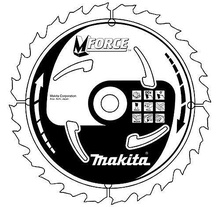 Saeketas puidule Makita B-31930, 165 x 20 mm, Z16