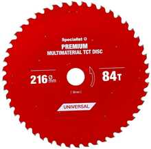Lõikeketas multimaterjalidele Specialist+ 216 x 30 mm, Z84