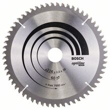 Saeketas puidule Bosch 216 x 30 mm, Z60