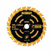 Puidulõikeketas Dewalt DT10624-QZ, 165 mm, Z24