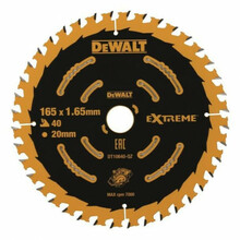 Puidulõikeketas Dewalt DT10640-QZ, 165 x 20 mm, Z40